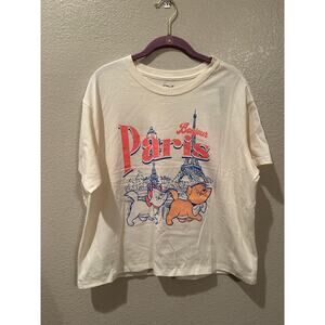 NWOT Disney Aristocats Marie Toulouse and Berlioz Cats Stroll Bonjour Paris XL